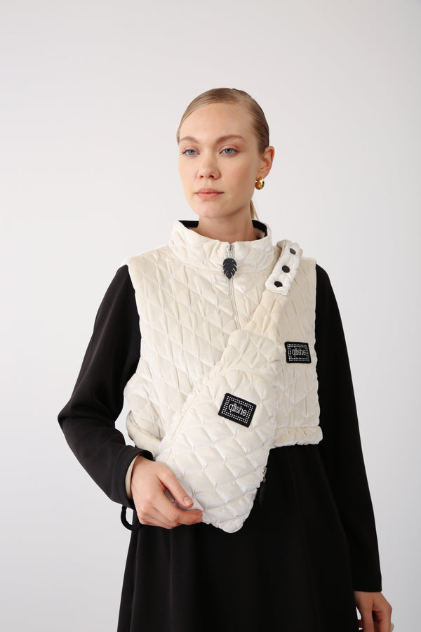 Quilted Shoulder Bag – Black - QLISHE