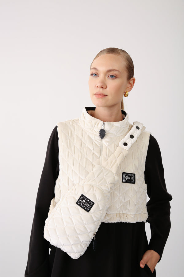 Quilted Shoulder Bag – Black - QLISHE